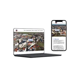 Mockup von der Webseite der Bürgerliste Mantel