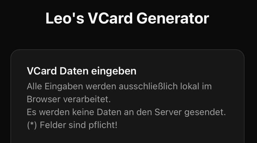 Vorschau der Webseite vcard.leogtz.de